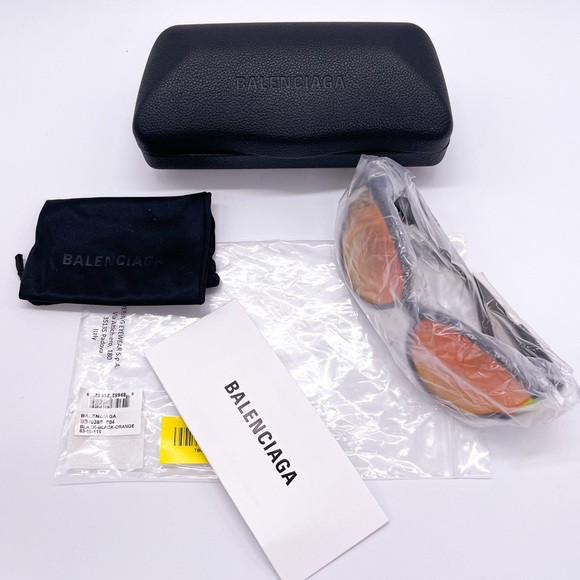 NEW BALENCIAGA BB0038S 004 UNISEX SUNGLASSES BALENCIAGA NEW COLLECTION EYEWEAR - Picture 12 of 12